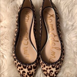 Sam Edelman Leopard Flats